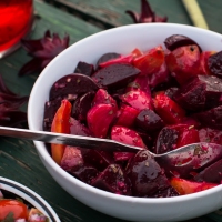 Roasted Baby Beets with Tarragon Vinaigrette